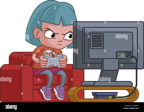 Gamer Girl Cartoon Fotos Und Bildmaterial In Hoher Aufl Sung Alamy