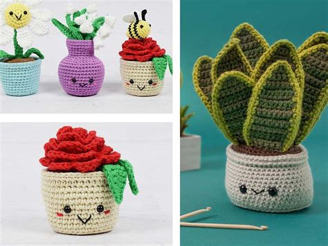 Crochet Pot Flower Pots International Interest Institute