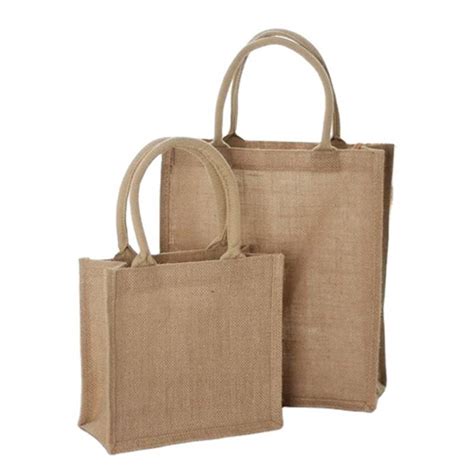 China Wholesale Customized Natural Gunny Eco Friendly Jute Tote Bag