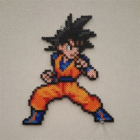 Super Saiyan Goku Perler Bead Sprite Bead Sprite Perler Beads Perler 40120 The Best Porn Website