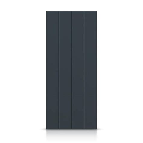 Calhome In X In Hollow Core Charcoal Gray Stained Composite Mdf