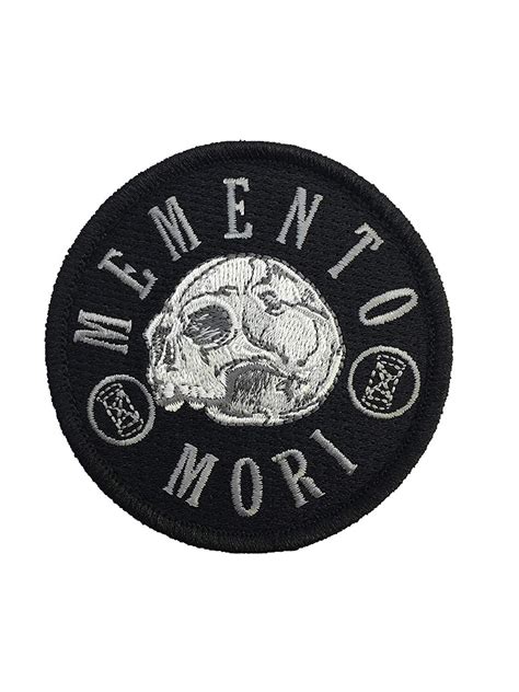 Memento Mori Remember Death Embroidered Morale Patch With Etsy