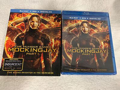 The Hunger Games Mockingjay Part Blu Ray Dvd Disc Set B