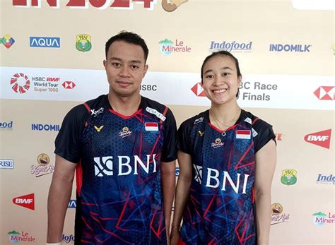 Indonesia Open 2024 Rehan Naufal Lisa Ayu Petik Banyak Pelajaran Usai