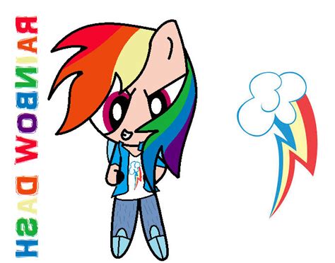 Powerpuff Girls Rainbow Dash By Mlpelizabeth1 On Deviantart