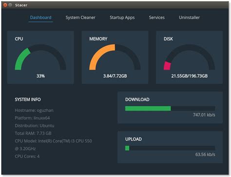 Stacer Linux System Optimizer Monitoring Alternativeto