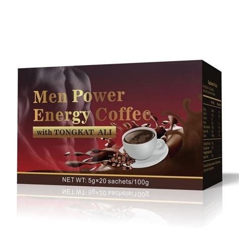 Sex Products Men Power Energy Coffee With Tongkat Ali Natural Herbs