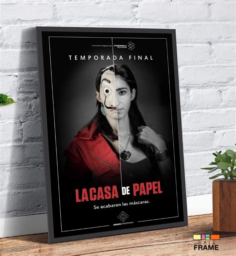 Quadro Pôster Série La Casa De Papel M4 60x90 Elo7