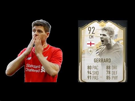 Prime Icon Moments Rated Steven Gerrard Player Review Fifa