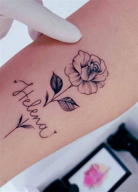 Tatuajes De Rosa Con Nombres