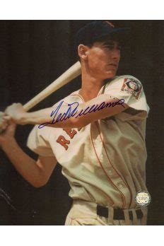 Ted Williams Signed X Photo Autographed Gfa Boston Red Sox Hof Portrait