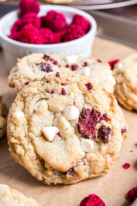 Raspberry Cheesecake Cookies Recipe Shugary Sweets