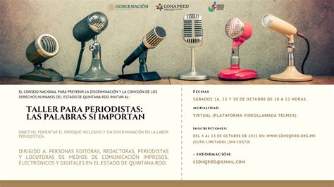 Derechos Humanos Qr On Twitter El Conapred Y La Cdheqroo Invitan