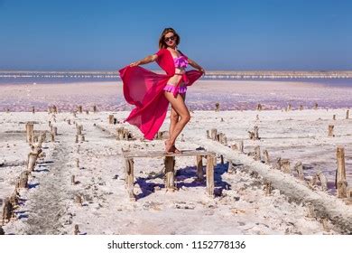 Photoshoot Model Bathing Suit Over Royalty Free Licensable Stock