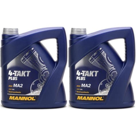 Mannol Takt Plus W Motorrad Motor L X L Liter Motoren Le