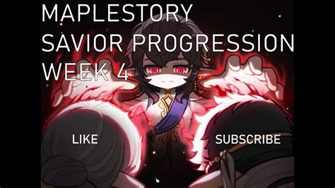 Maplestory Progression Savior Week Youtube