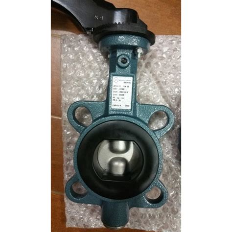 Jual Butterfly Valve Pn Wafer Type Ebro Armaturen Fig Z A Lever