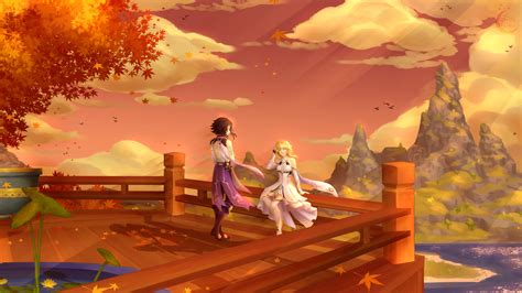 Sunset At Wangshu Inn [genshin Impact] By Spitestar On Deviantart