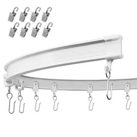 Buy Refrze Ceiling Curtain Track Curved Curtain Track Ceiling Mount