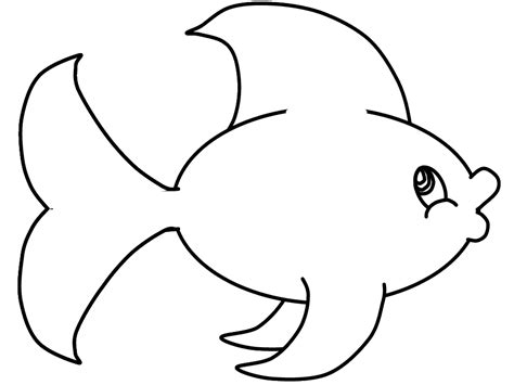 Fish Clip Art Outline - Cliparts.co