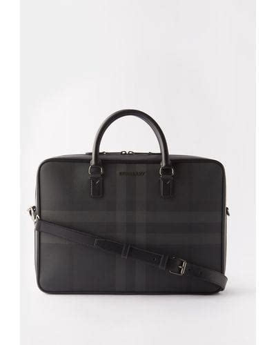 Black Burberry Briefcases And Laptop Bags For Men Lyst