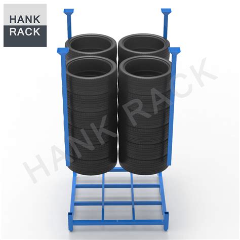 China Tire Dealer Distributor Warehouse Stacking Tire Rack Factory And