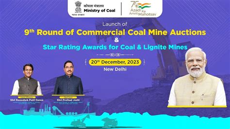 Launch Of Th Round Of Commercial Coal Mine Auctions Star Rating