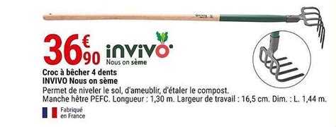 Promo Croc B Cher Dents Invivo Nous On S Me Chez Gamm Vert