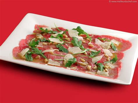 Carpaccio De B Uf Fiche Recette Illustr E Meilleur Du Chef