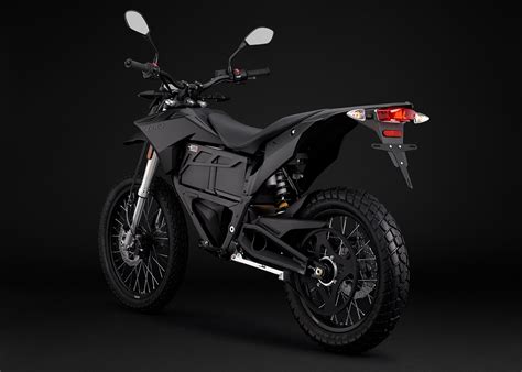 Zero Fx Electric Motorcycle Black Angle Left