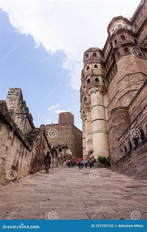 Architecture of Mehrangarh Fort at Jodhpur Editorial Photography ...