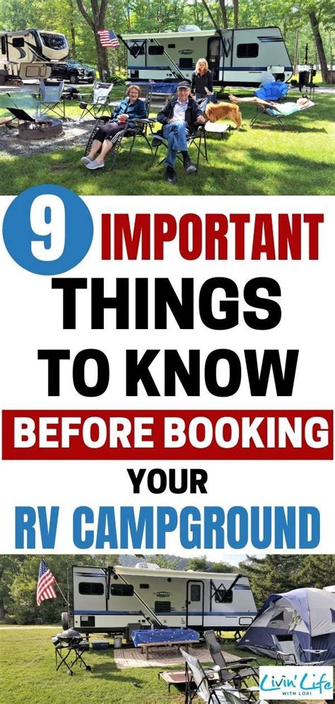 Important Things To Know Before Booking Your Rv Campground Livin