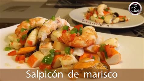 SALPICÃN DE MARISCO fÃcil YouTube Salpicon de marisco Mariscos