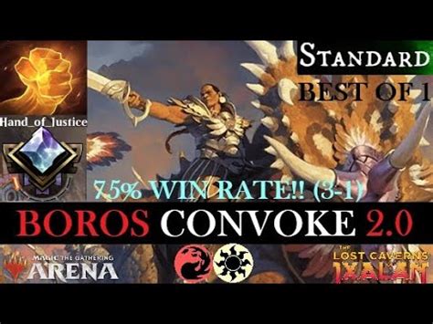 Hoj S Standard Boros Convoke Win Rate Bo Ranked Mtg