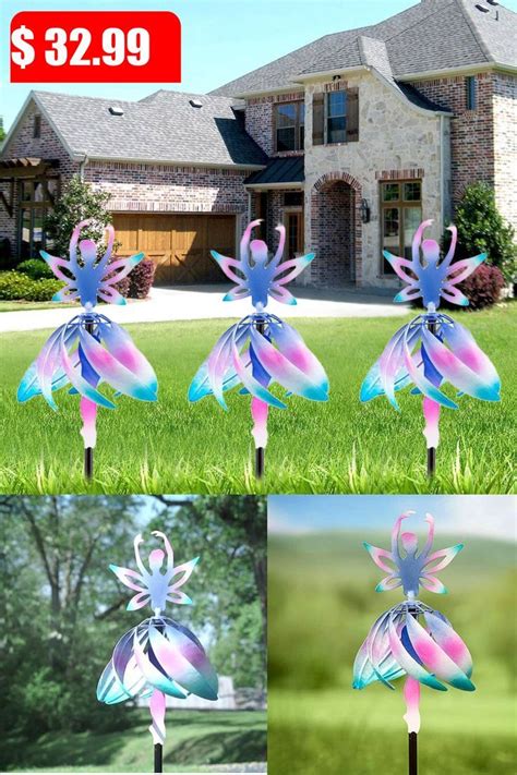 Metal Fairy Ballerina Wind Spinner Wind Spinners Floral Arrangements