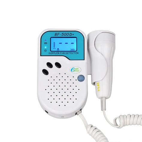 Fetal Doppler Use 2Mhz Probe LCD Digital Display Fetal Heart Rate Baby