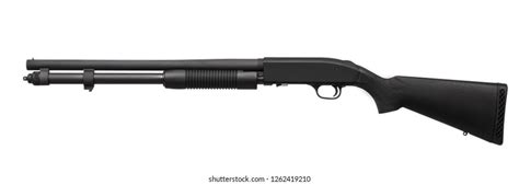 Shotgun Isolated On White Background Stock Photo 1262419210 | Shutterstock