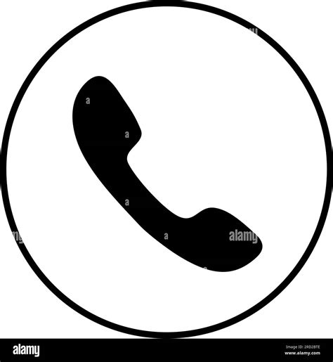 Phone Icon In Trendy Flat Style Isolated On White Background Telephone