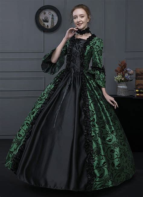 Green Victorian Ball Gown