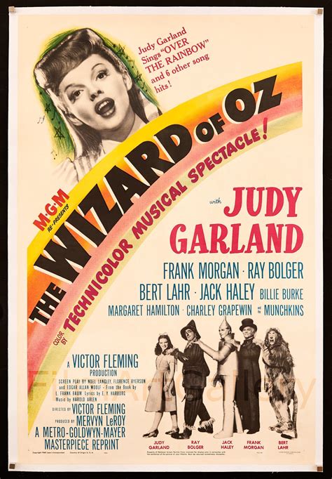 The Wizard Of Oz Original Poster