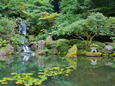 Portland Japanese Garden Oregon Map Facts Location Hours