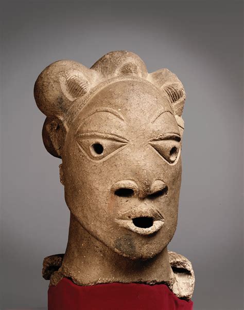 Nok Head Rafin Kura Nigeria Africa Ca 500 BCE 200 CE Nok Culture