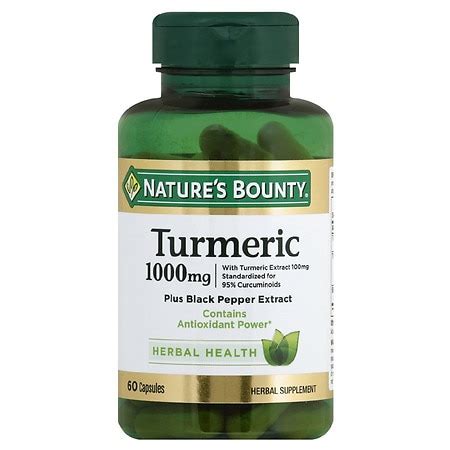 Upc Natures Bounty Turmeric Supplement Black Pepper