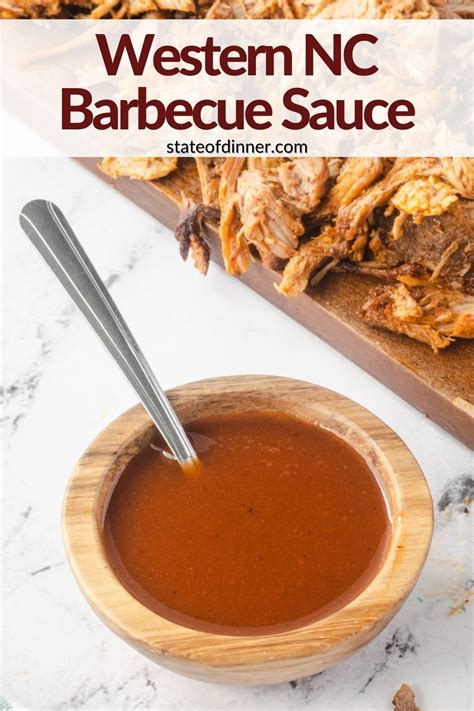 Western North Carolina BBQ Sauce Is A Vinegar Based Tangy Sauce That Is