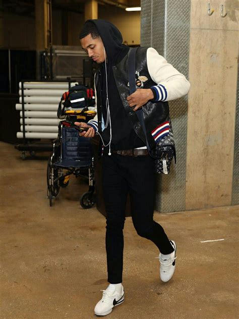 Jordan Clarkson wearing Nike Cortez Nike Cortez Outfit Men Street Style ...