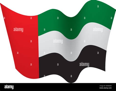 United Arab Emirates Flag Cut Out Stock Images Pictures Alamy