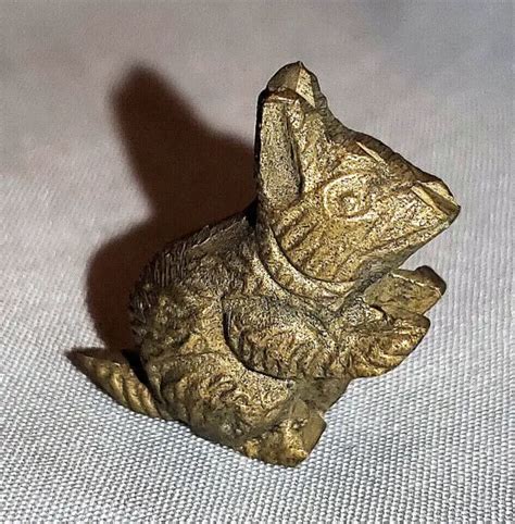 ANTIKE MINIATUR KANINCHEN Figur Hase Ornament Alt Klein Vintage