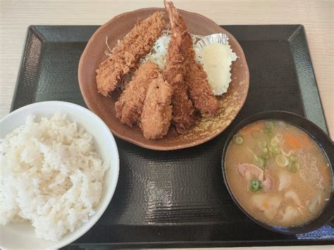 かつや 秋の海鮮フライ定食 おいしいぷらんと