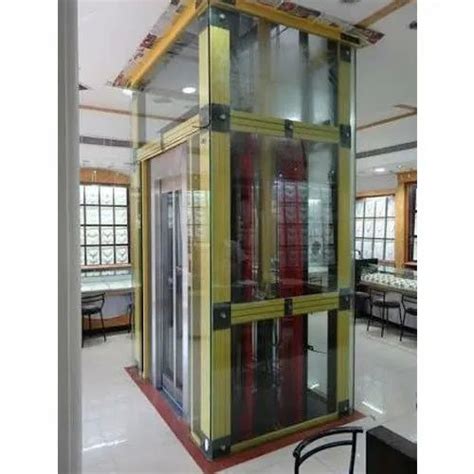 Without Machine Room Stainless Steel Hydraulic Home Elevators For