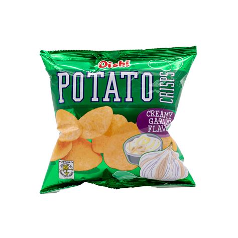 Oishi Potato Crisps Creamy Garlic 50g Palengke Thailand Filipino